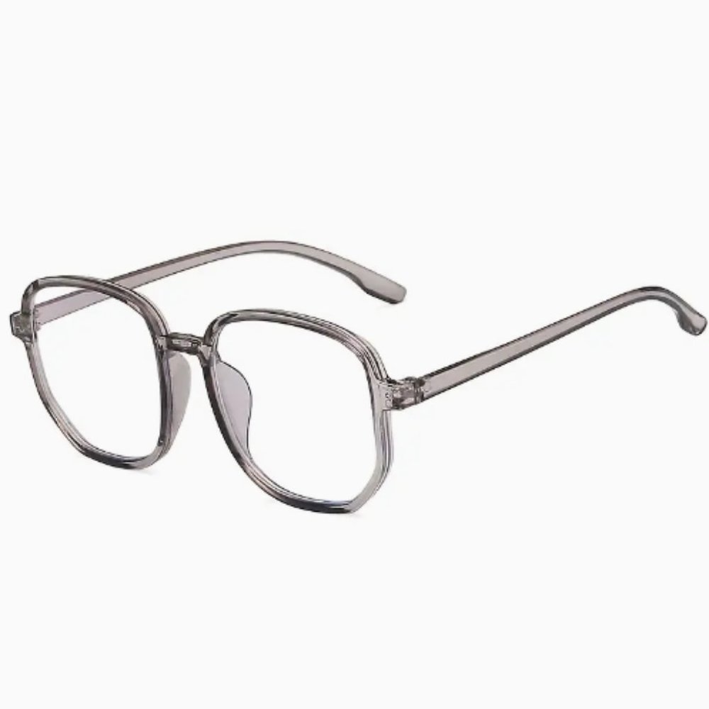 Women's Blue Light Blocking Glasses, Transparent Grey